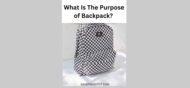 What Is The Purpose of Backpack? (Detailed Guide)