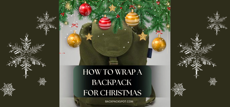 How To Wrap A Backpack For Christmas? 5 Steps